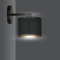 Middelfart elegante aplique negro E27