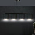 Emibig Middelfart schöne breite Hängeleuchte schwarz rund 4x E27 - Ideal für eine warme Atmosphäre in Ihrem Zuhause