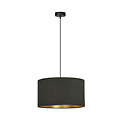Middelfart hanging lamp black round E27