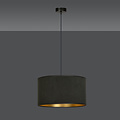 Middelfart hanging lamp black round E27