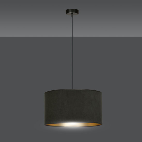 Emibig Emibig Middelfart hanglamp zwarte rond E27 - Perfect voor een strak interieur