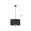 Emibig Emibig Middelfart hanglamp zwarte rond E27 - Perfect voor een strak interieur