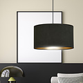 Middelfart hanging lamp black round E27