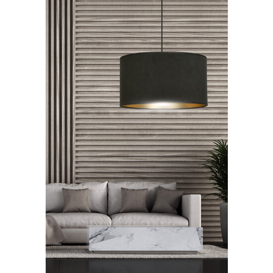 Emibig Emibig Middelfart hanglamp zwarte rond E27 - Perfect voor een strak interieur