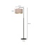 Lampadaire Norddjurs courbé rose rond 1x E27