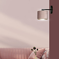 Emibig Emibig Norddjurs elegante beige-rosa Wandleuchte E27 - Ideal für eine gemütliche Atmosphäre