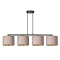 Emibig Emibig Norddjurs beautiful wide hanging lamp pink round 4x E27 - Ideal lighting for any space