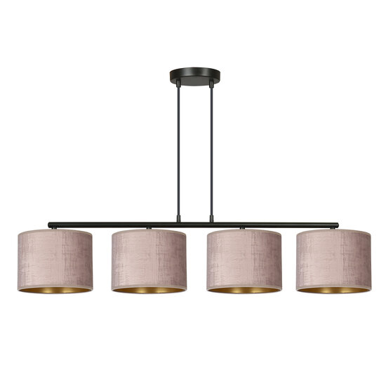 Emibig Emibig Norddjurs beautiful wide hanging lamp pink round 4x E27 - Ideal lighting for any space