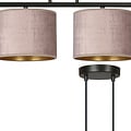 Emibig Emibig Norddjurs belle large lampe suspendue rose ronde 4x E27 - Éclairage idéal pour chaque espace