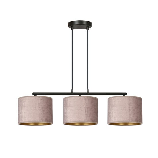 Emibig Emibig Norddjurs hanglamp roze rond kappen 3x E27 - Creëer een gezellige sfeer in uw huis