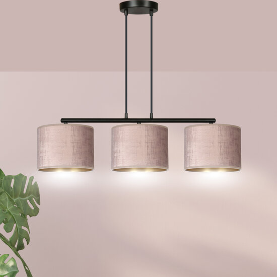 Emibig Emibig Norddjurs hanging lamp pink round shades 3x E27 - Create a cozy atmosphere in your home