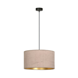 Lampe à suspension Norddjurs rose ronde E27