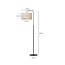 Emibig Emibig Jammerbugt floor lamp curved beige round 1x E27 - Perfect for a Scandinavian ambiance