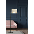 Jammerbugt floor lamp curved beige round 1x E27