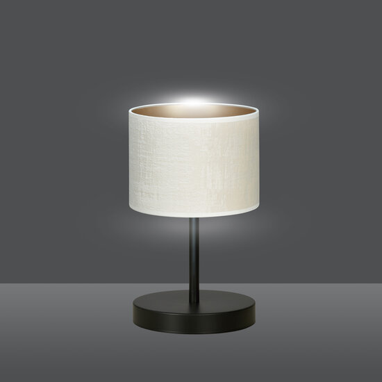 Jammerbugt lámpara de mesa beige 1x E27