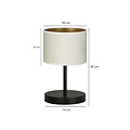 Emibig Emibig Lampe de table Jammerbugt beige 1x E27 - Créez une atmosphère chaleureuse chez vous
