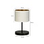 Emibig Emibig Lampe de table Jammerbugt beige 1x E27 - Créez une atmosphère chaleureuse chez vous