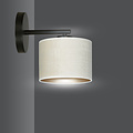 Jammerbugt elegante beige runde Wandleuchte E27