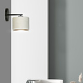 Jammerbugt elegante beige runde Wandleuchte E27