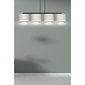 Jammerbugt mooie brede hanglamp beige rond 4x E27