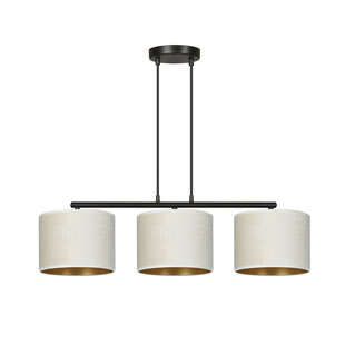 Jammerbugt Hängeleuchte beige runde Schirme 3x E27