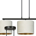 Emibig Emibig Lampe suspendue Jammerbugt beige abat-jours ronds 3x E27 - Créez une atmosphère chaleureuse chez vous