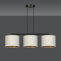 Emibig Emibig Jammerbugt hanging lamp beige round shades 3x E27 - Create a cozy atmosphere in your home