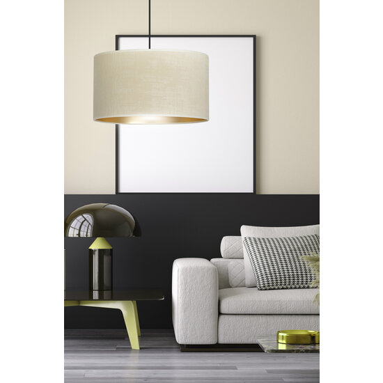Emibig Emibig Lámpara colgante Jammerbugt beige redonda E27 - Iluminación perfecta para cualquier espacio