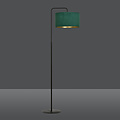 Emibig Emibig Fredensborg floor lamp curved green round 1x E27 - A stunning centerpiece for your living space