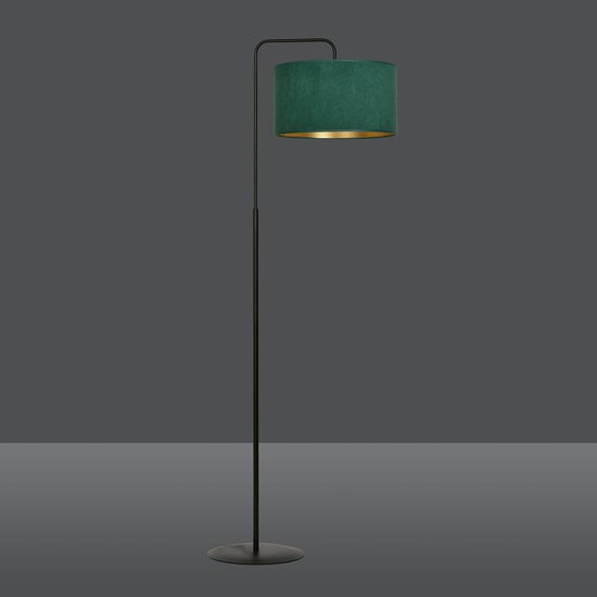 Emibig Emibig Lámpara de pie Fredensborg curva verde redonda 1x E27 - Un impresionante punto focal para tu sala de estar