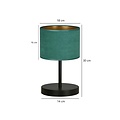 Emibig Emibig Lámpara de mesa Fredensborg verde 1x E27 - Iluminación ambiental perfecta para cualquier interior