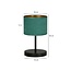 Emibig Emibig Lámpara de mesa Fredensborg verde 1x E27 - Iluminación ambiental perfecta para cualquier interior