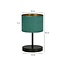 Fredensborg table lamp green 1x E27