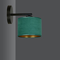 Fredensborg elegante groen ronde wandlamp E27