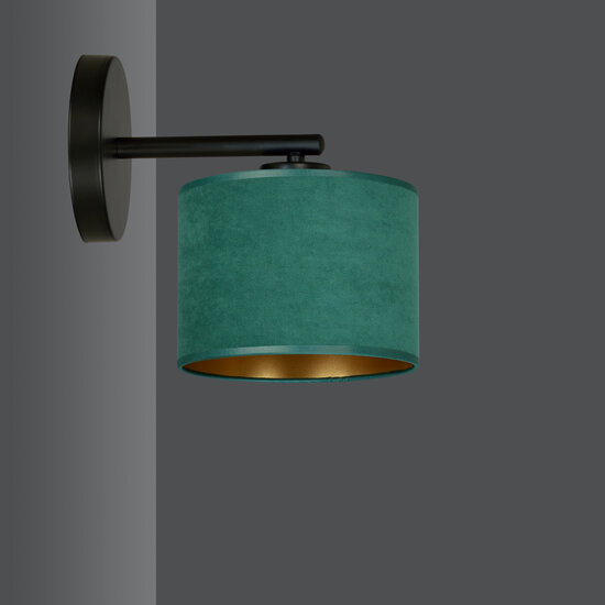 Fredensborg elegante groen ronde wandlamp E27