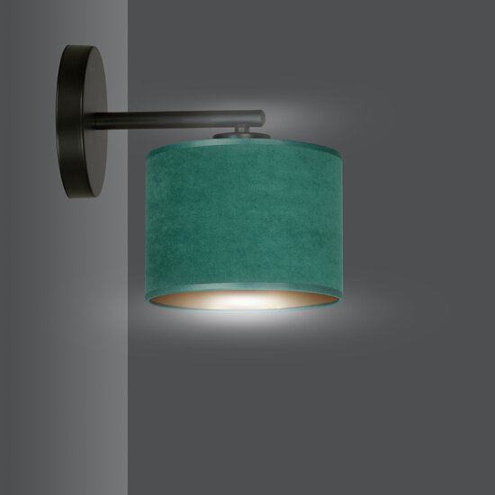 Emibig Emibig Fredensborg élégante lampe murale ronde verte E27 - Idéale pour les intérieurs modernes