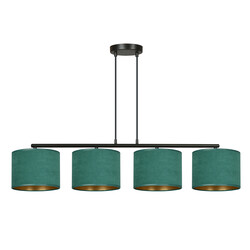 Fredensborg beautiful wide hanging lamp green round 4x E27