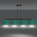Emibig Emibig Fredensborg beautiful wide hanging lamp green round 4x E27 - Perfect for creating a cozy atmosphere