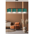 Fredensborg mooie brede hanglamp groen rond 4x E27