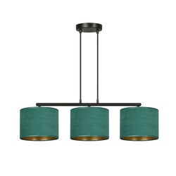 Emibig Fredensborg hanglamp groen rond kappen 3x E27