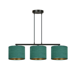 Fredensborg hanging lamp green round shades 3x E27