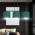 Emibig Emibig Fredensborg hanglamp groen rond kappen 3x E27 - Creëer een sfeervolle ambiance in uw ruimte