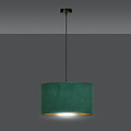 Fredensborg hanging lamp green round E27