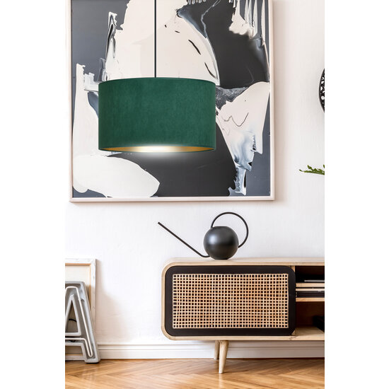 Emibig Emibig Lámpara colgante Fredensborg verde redonda E27 - Iluminación elegante para cualquier interior