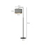 Emibig Emibig Bornholm floor lamp curved gray marble round 1x E27 - Perfect lighting for any space