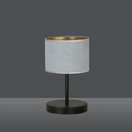 Emibig Emibig Lampe de table Bornholm grise 1x E27 - Éclairage d'ambiance parfait pour tout intérieur