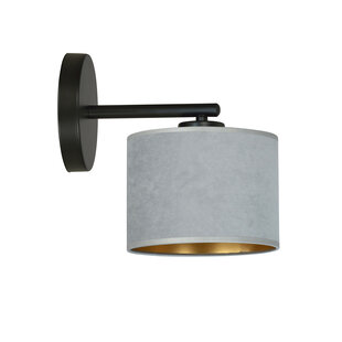 Bornholm elegante grijze ronde wandlamp E27