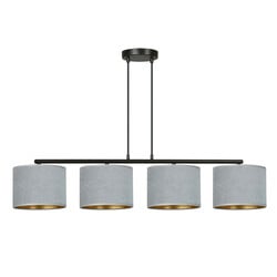 Emibig Bornholm beautiful wide hanging lamp gray round 4x E27