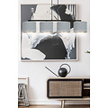 Bornholm mooie brede hanglamp grijs rond 4x E27