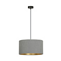 Emibig Emibig Lámpara colgante Bornholm gris redonda E27 - Iluminación elegante para cualquier espacio